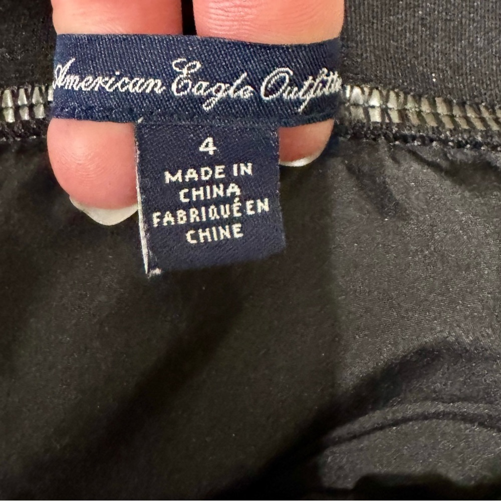 American Eagle Outfitters Black Mini Skirt 4 - Picture 3 of 3